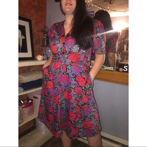 Multicolored Floral Dress